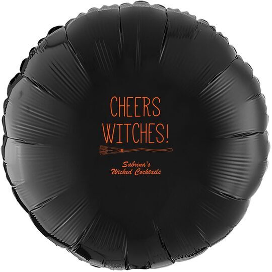 Cheers Witches Halloween Mylar Balloons
